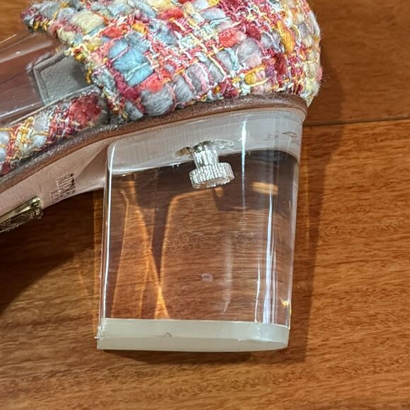 NWOT Ritch Erani NYFC Tweed Tweed Pattern D'Orsay Pumps Women's Size 37 - Picture 6 of 10